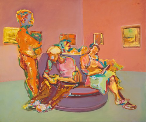 Abendöffnung, 86 × 102 cm, 2015